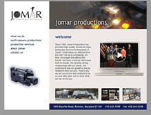 Tablet Screenshot of jomarproductions.com